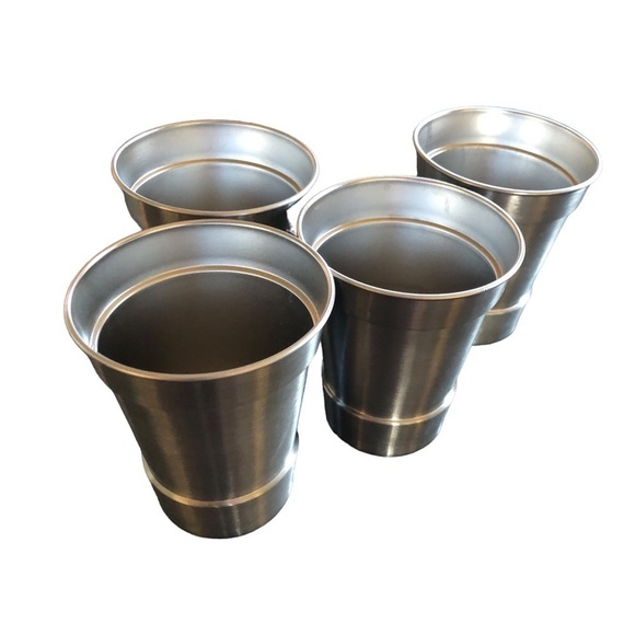 Stanley Set Of 4 Metal 12 Oz Stacking Mugs/Cups Pair With Outdoor Nesting Mugs - Picture 3 of 5